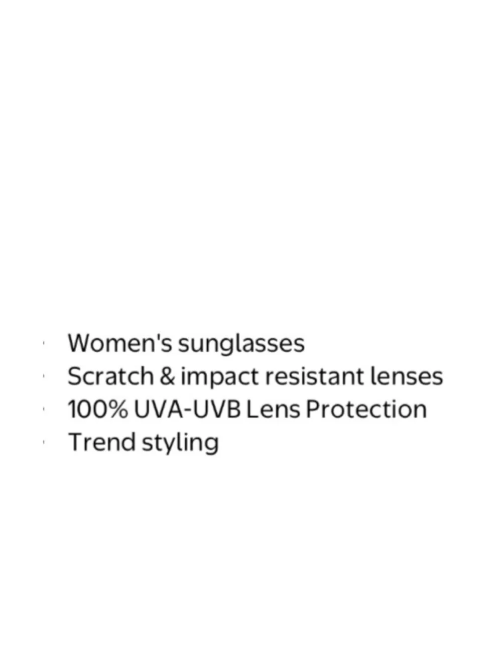 Foster Grant Gunmetal Cat-Eye Sunglasses with Silver Mirror Lenses - Picture 5 of 7